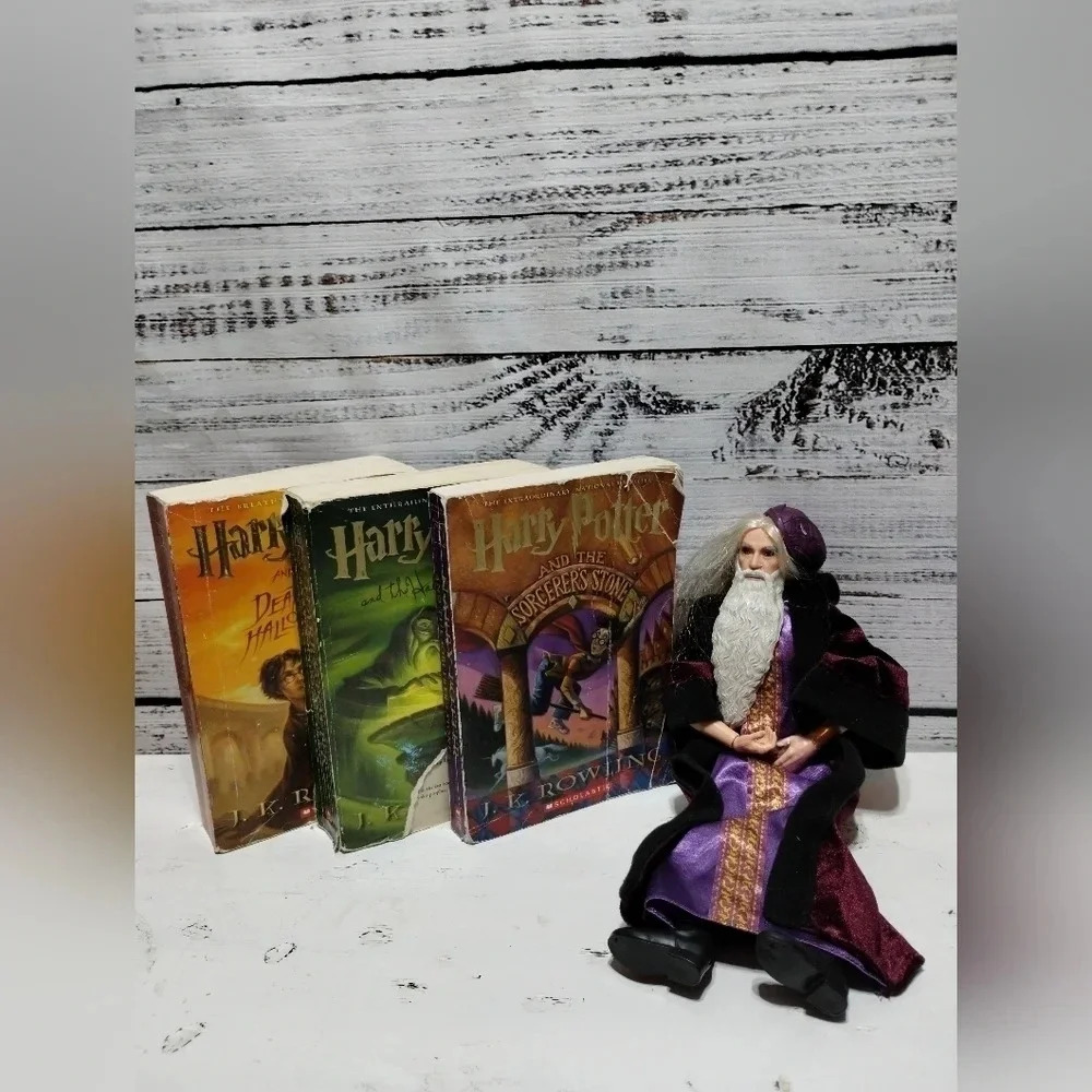 Harry Potter Lot Professor Dumbledore Books‎ 1, 6, 7